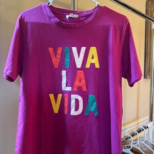 Sezane Viva La Vida T-shirt Violet/multicolour - Size M